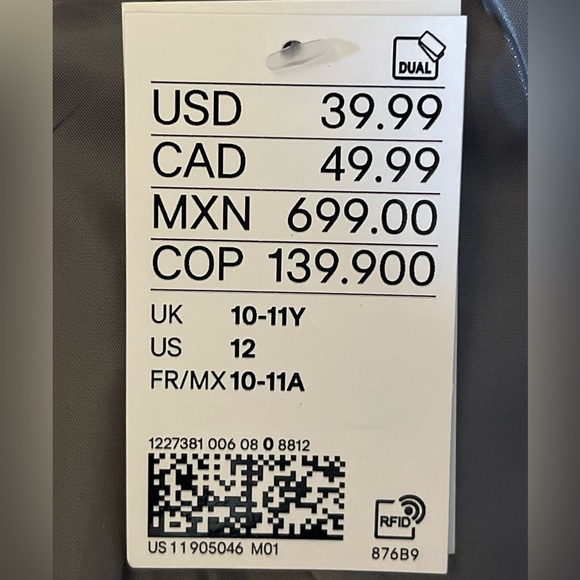 H&M NWT Boys Jacket Gray Size 12 - Picture 4 of 8